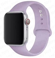 Apple Watch Silikon Armband Strap Lavendel - Neu