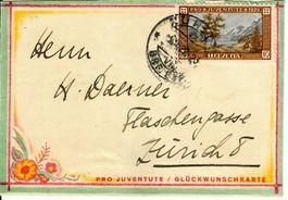PJ Briefli 1929 mit PJ Frankatur