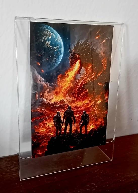 Riviste & Magazine: 'Sci-Fi Lava Dragon World' - Kunstbild – Usato da Wallisellen venduto da MarlonH