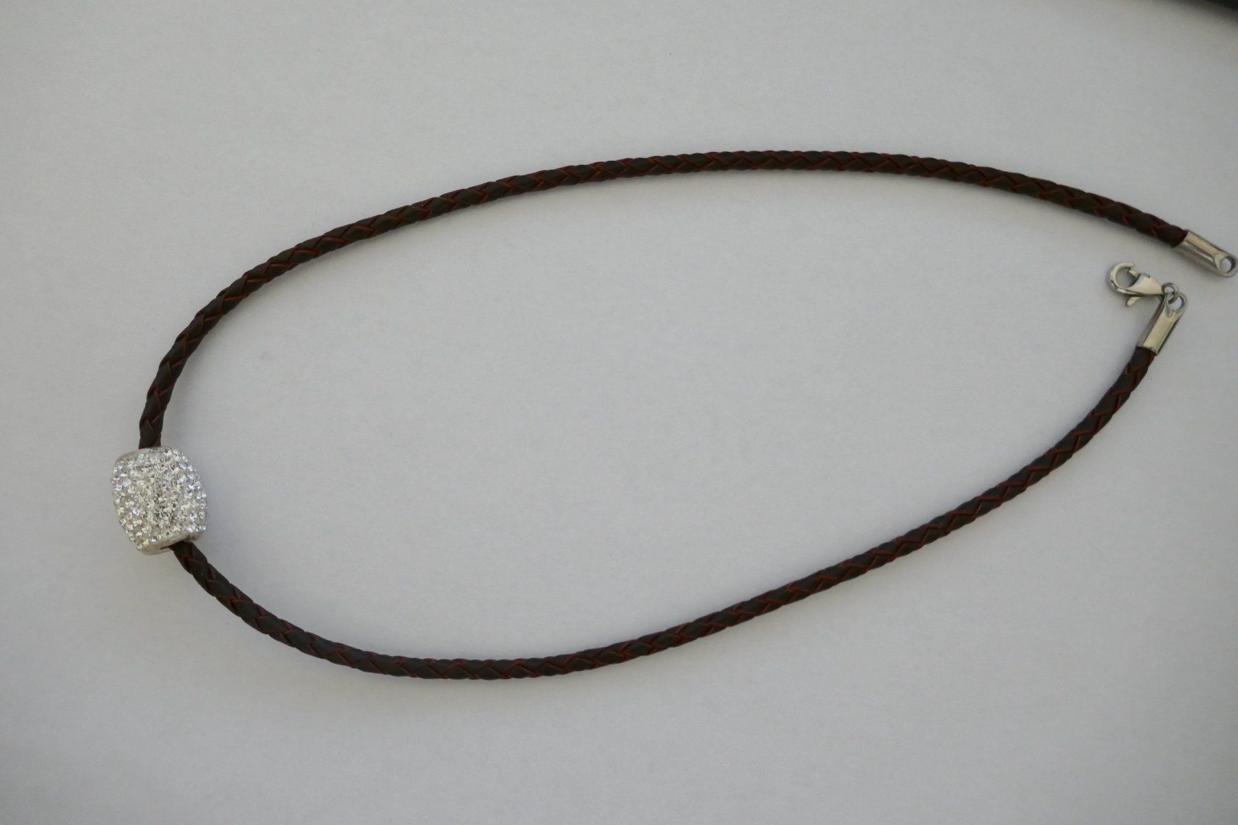Catenine: Leder Edelstahl Kette – Nuovo (secondo la descrizione) da Muttenz venduto da einfach-schoen 1
