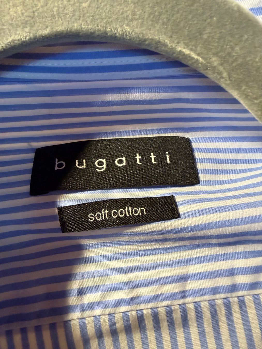 Bugatti Hemden: Bugatti Hemd Weiss Blau gestreift, XL – Gebraucht aus bioggio von lenny023 3