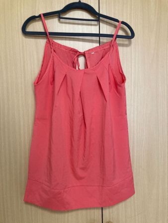 Lachsfarbene süsse Bluse Gr. S