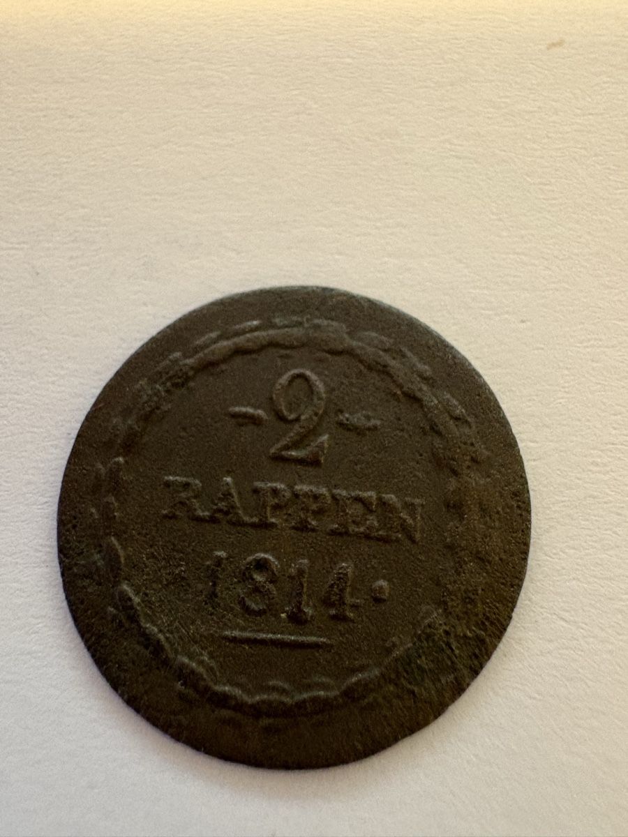 Toutes les monnaies: 2 Rap 1814 Canton Argau – D'occasion à Murten par Tzaugg 3