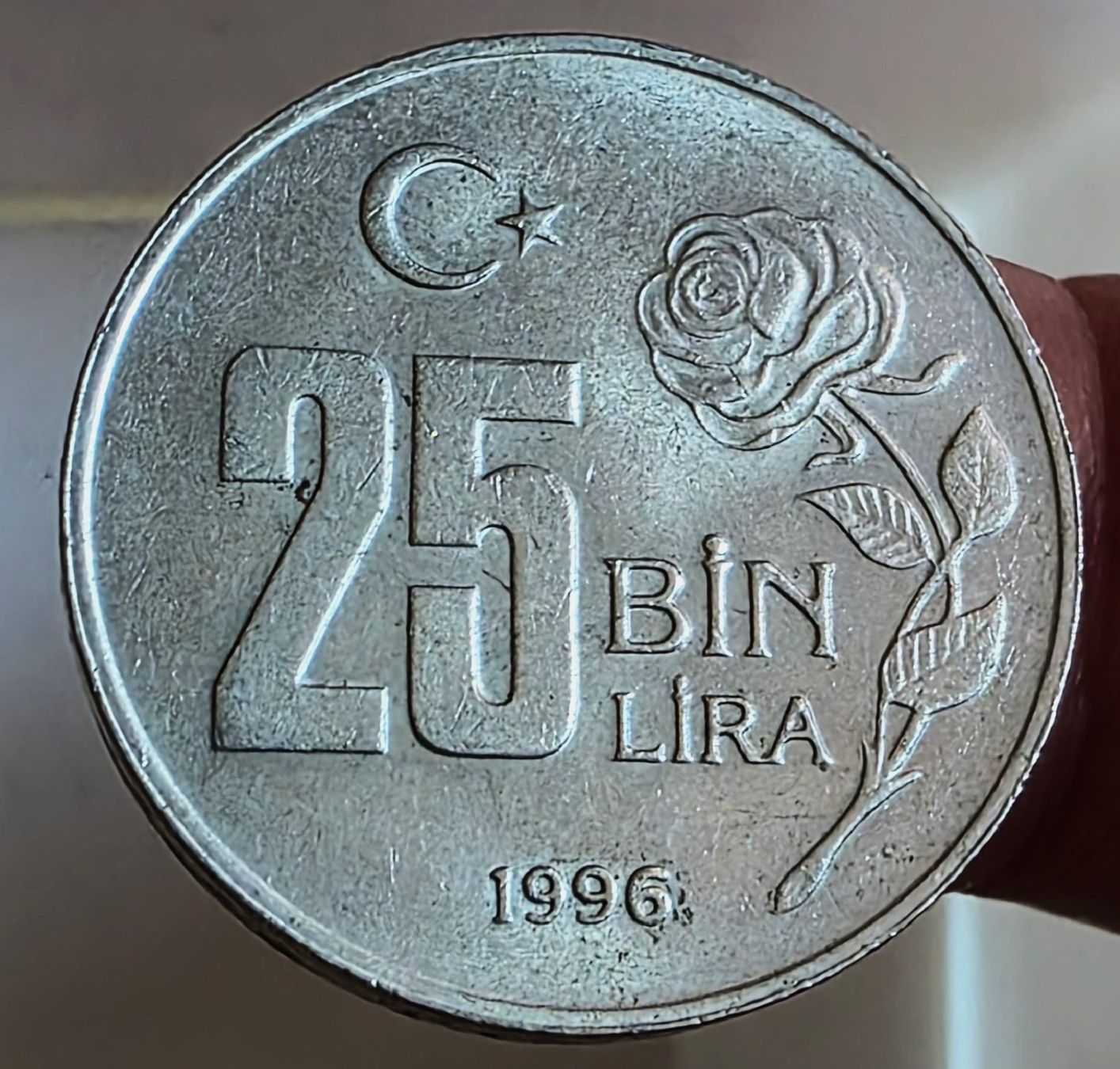 Toutes les monnaies: TÜRKEI 25 BIN LIRA 1996 – D'occasion à winterthur par CoinPassion