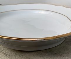 Superbe vintage LANGENTHAL petit plat porcelaine ovale