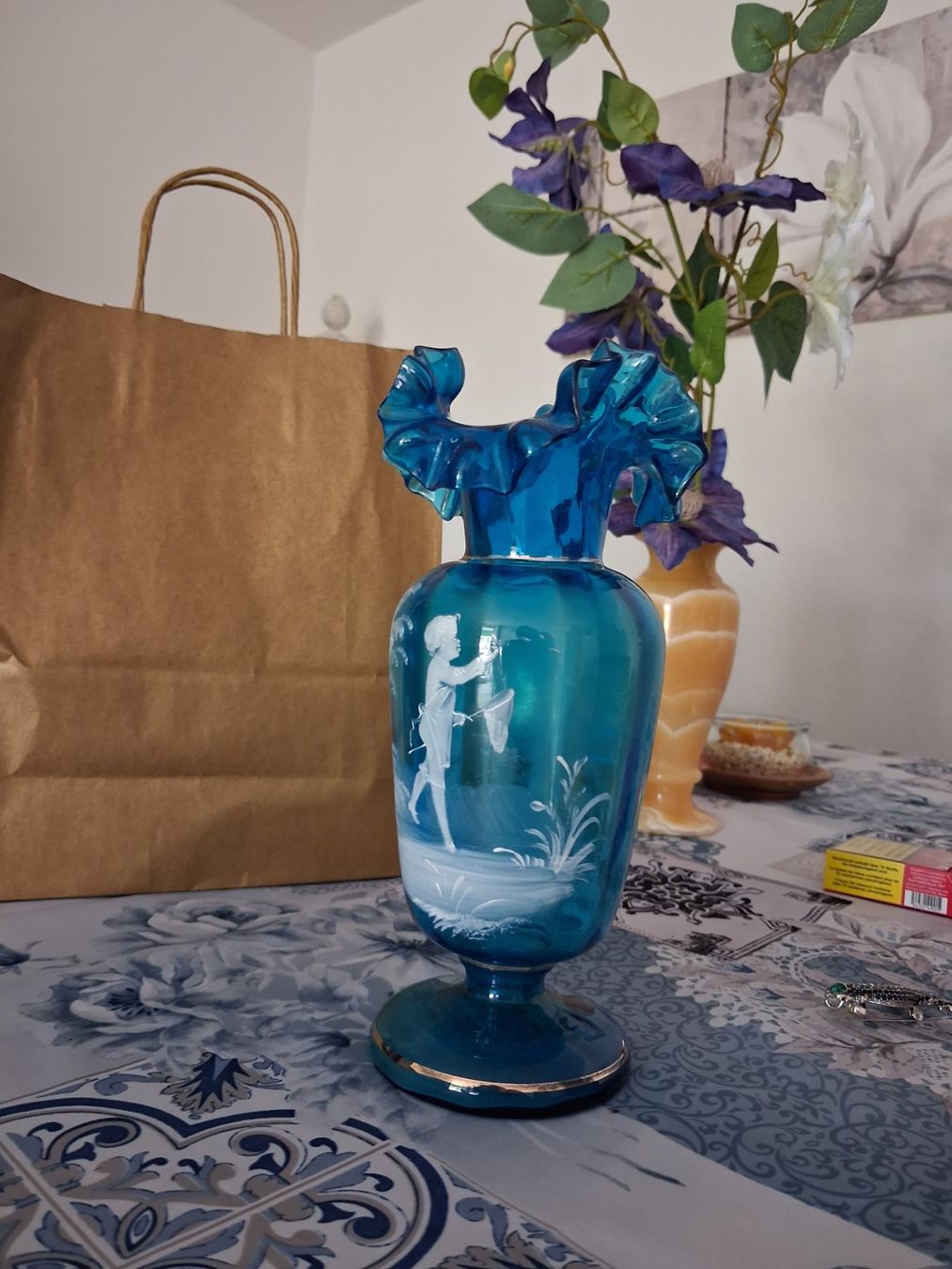 Vasen & Gefässe: Mary Gregory Vase – Gebraucht aus Thun von gabiname 6