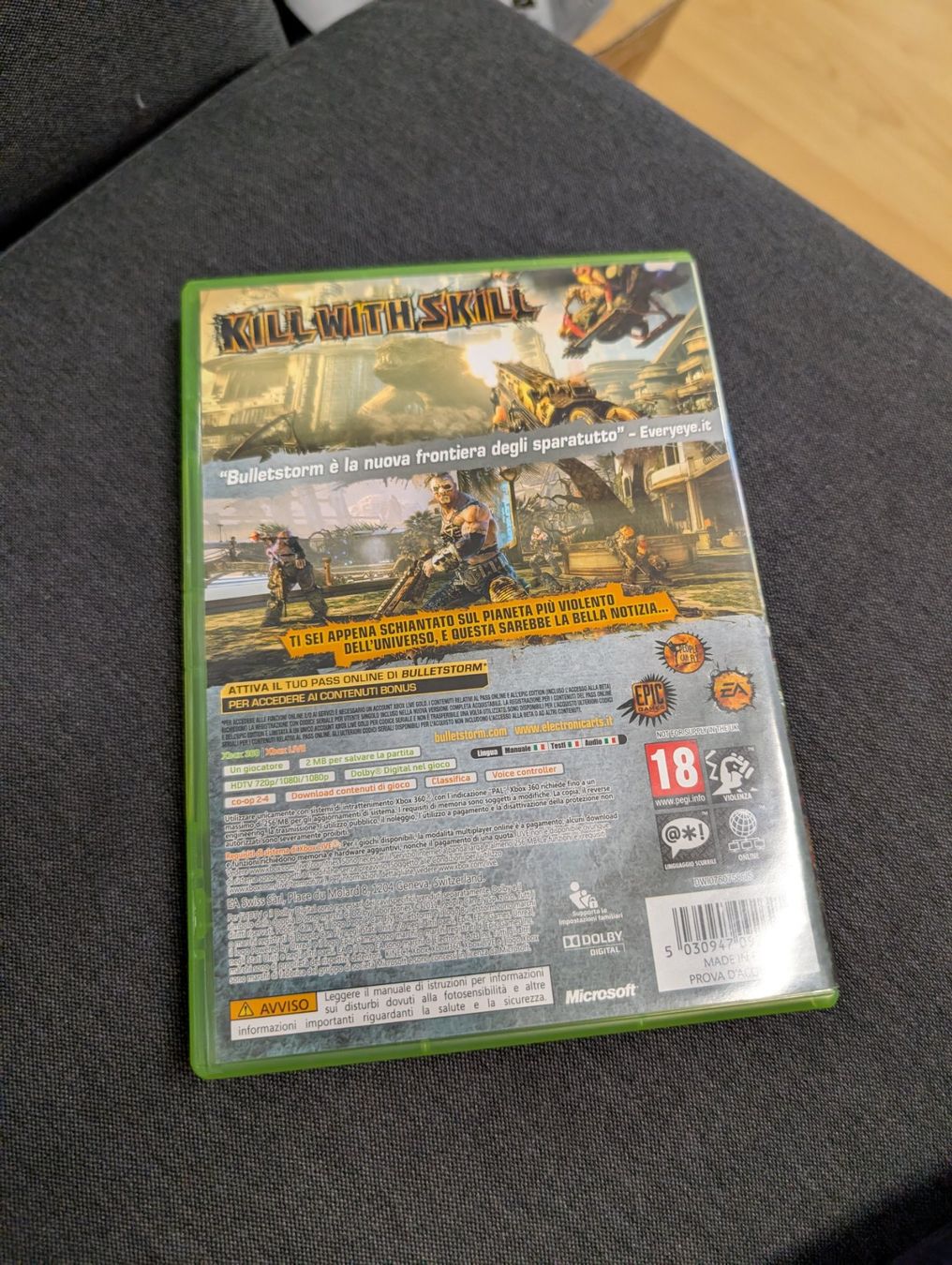 Giochi: Bulletstorm Microsoft Xbox 360 – Usato da Giubiasco venduto da Ticinerd 1