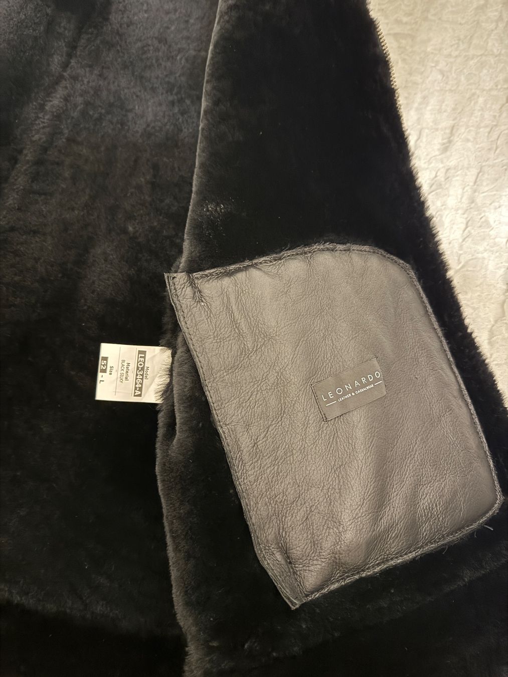 Giacche: LEONARDO Lederjacke schwarz neu – Nuovo e nell'imballaggio originale da Brugg AG venduto da Coni1989 7