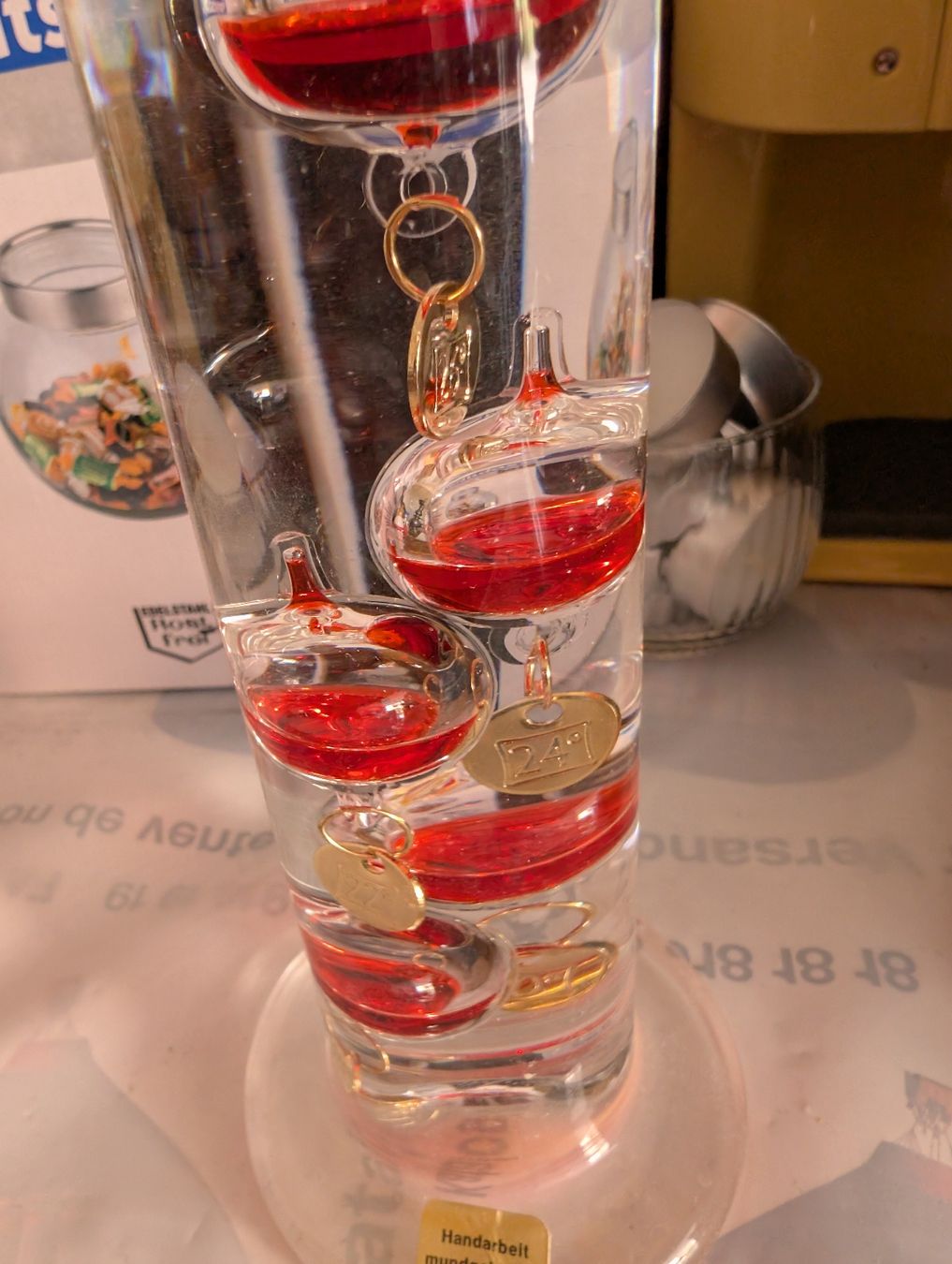 Sonstiges für Haushalt & Wohnen: Galileo-Thermometer  – Gebraucht aus Bern von berneroberlaenderin 3