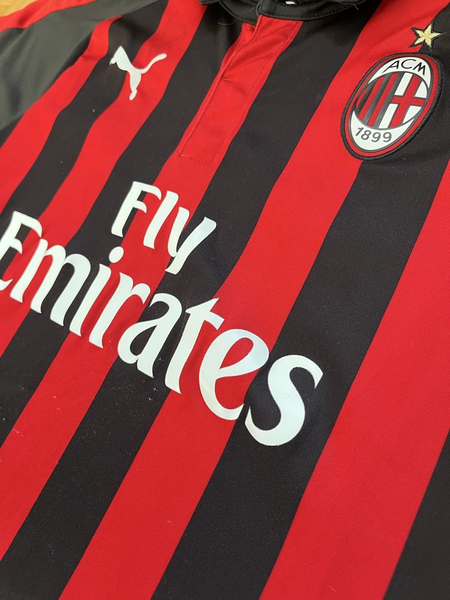 Puma Leibchen & Hosen: Original AC Milan 2018/19 Trikot S – Gebraucht aus Burgdorf von Shirtsy 2