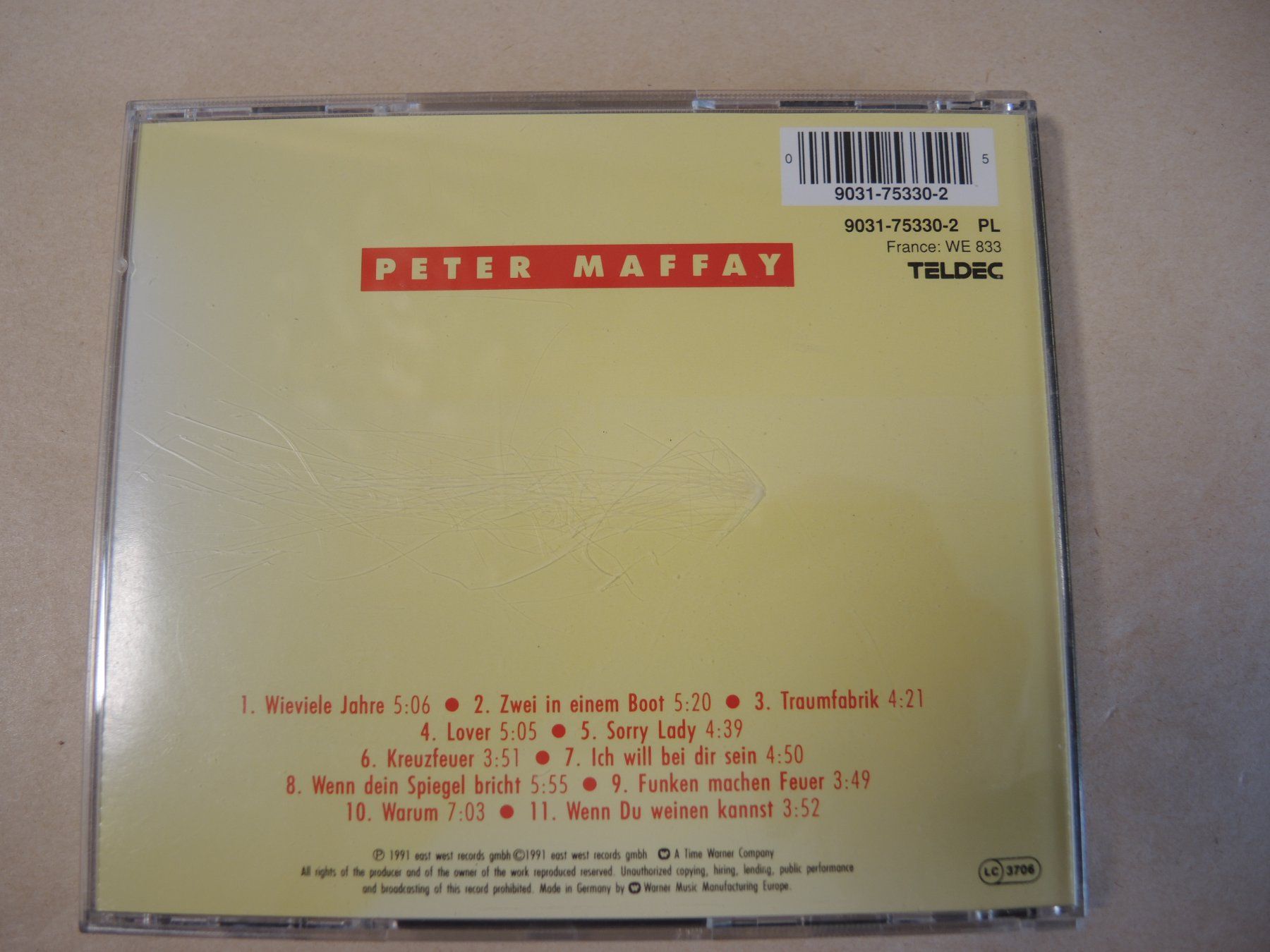 CD: Peter Maffay - 38317 - CD – Usato da Rorschach venduto da Pop-upBrocki 3