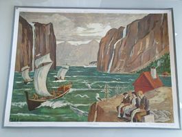 Schulwandbild Nr. 63 Fjord