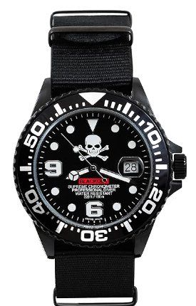 Ocean Master Blackout Geneve Watch Armbanduhr Montre BLACKOUT
