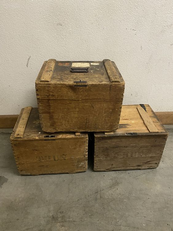 Caisse à Munitions Originale Armée Suisse - Boîte Métal Robuste, étanche, Usage Polyvalent - 5