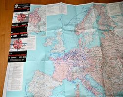 Militärkarte Europa 1939–1945 OL ERWIN TSCHUDI Kümmerly&Frey
