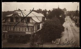 AK Herzogenbuchsee, Bahnhofstrasse mit Hotel Bahnhof aus der