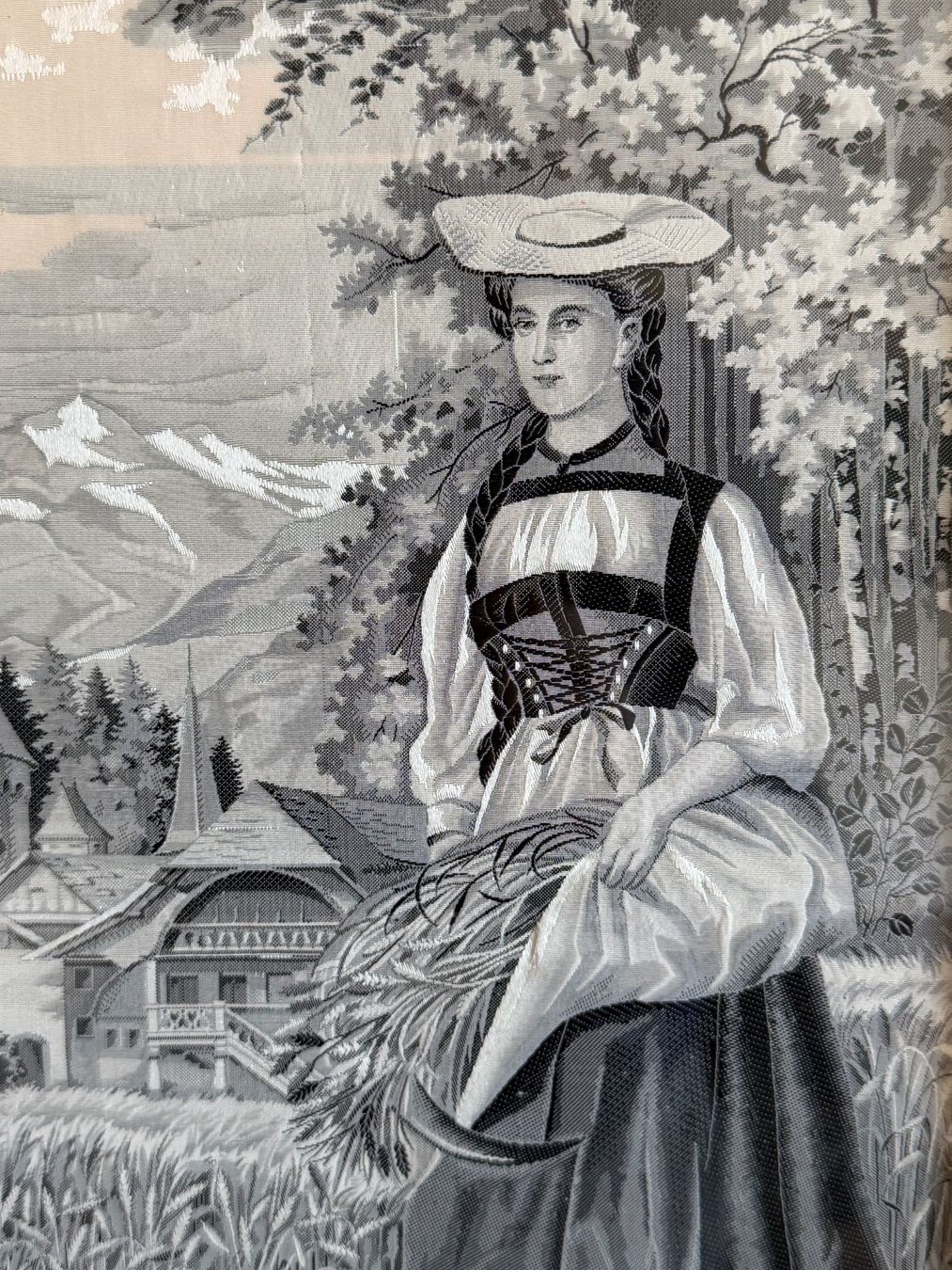 Dipinti: Dekoratives Vintage Seidenbild – Usato da Basel venduto da PAUL_ART 3
