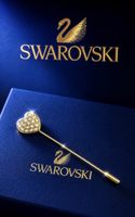 Swarovski Brosche  neu & original 18k vergoldet