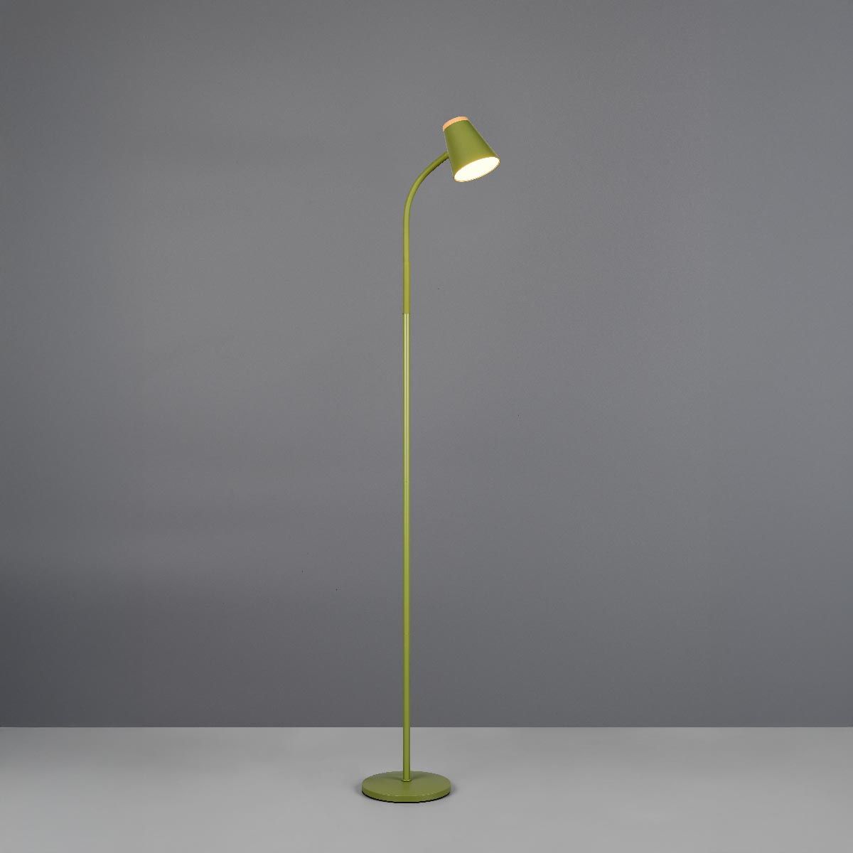 Lampade: LED Stehleuchte, Grün, 145 cm Höhe – Nuovo (secondo la descrizione) da Kreuzlingen venduto da Smart-Light 1