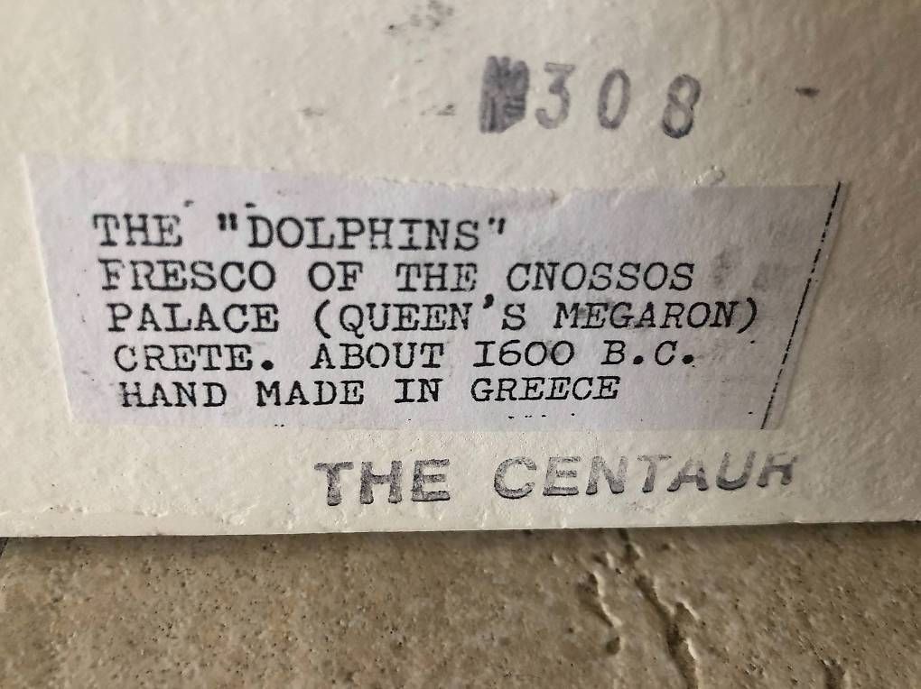 Gemälde: Tableau - reproduction authentique des Dauphins de Cnossos – Gebraucht aus Genolier von Mamati3 1