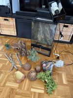 Terrarium Exo Terra 30x30x45 Inkl. Lampe, Thermometer etc.