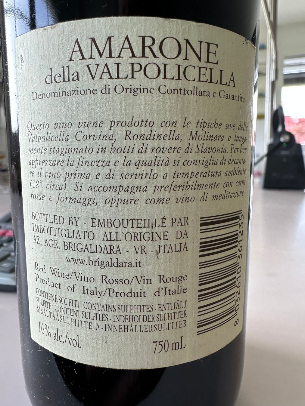 Amarone Vino: Amarone della Valpolicella 2010 – Nuovo e nell'imballaggio originale da Egnach venduto da Thunder58 2