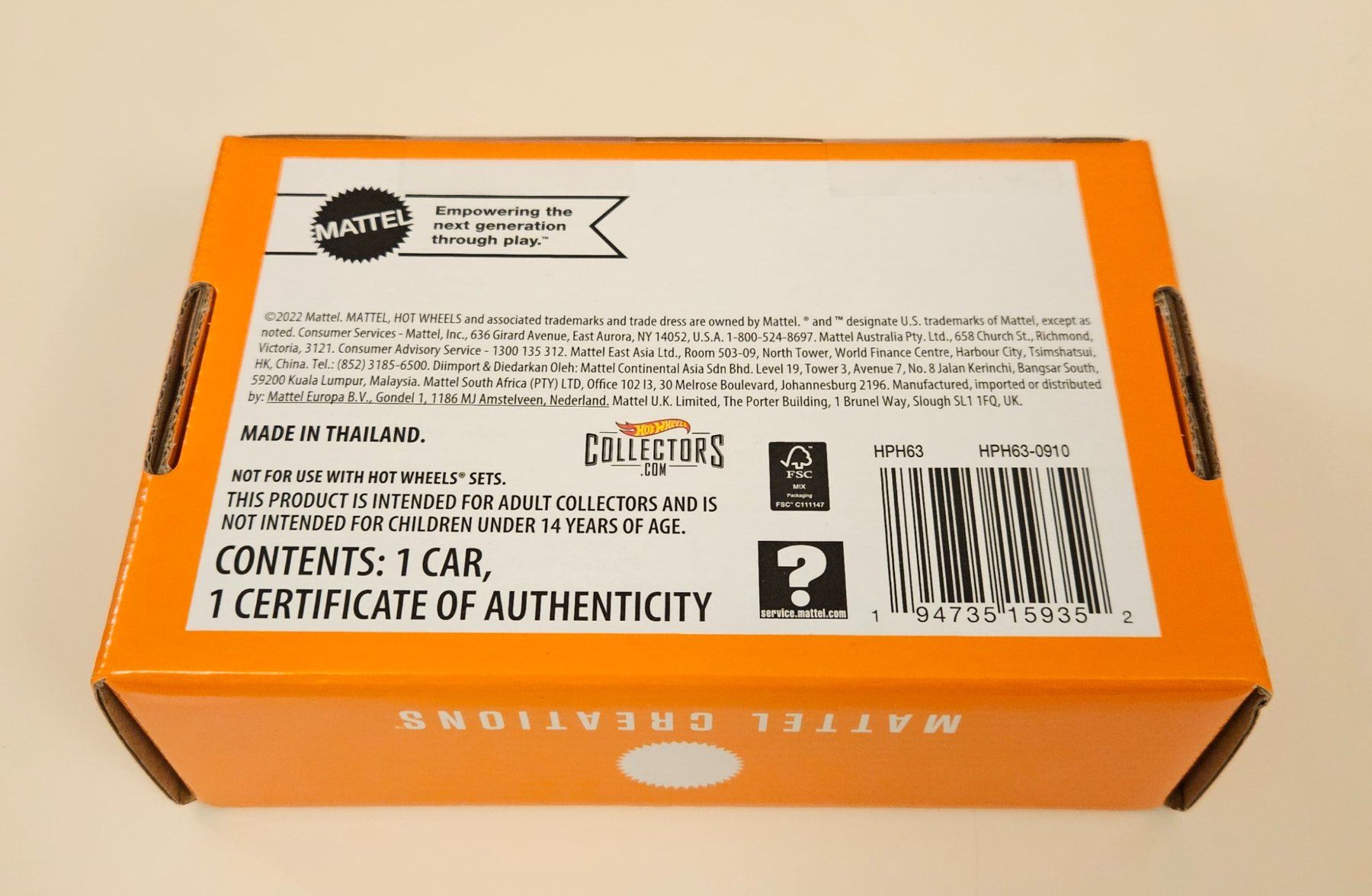 Hot Wheels Modellini d'auto: Hot Wheels Nike Paul George Circle Tracker – Nuovo e nell'imballaggio originale da Regensdorf venduto da 8Collect 3