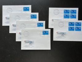 50 Jahre Flugpost 1919-1969 auf FDC