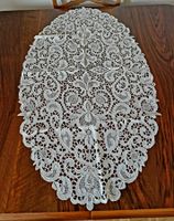 Plauener Spitze Oval 112x60cm