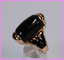 Grosser Ring in aussergewöhnlichem Design 18K Vergoldet