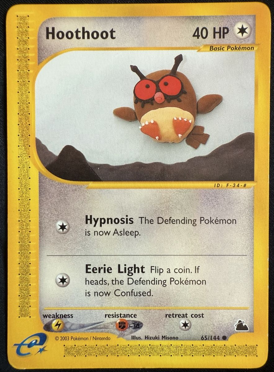 Pokémon Carte collezionabili: Hoothoot Pokemon Skyridge - 65/144 – Usato da Winterthur venduto da SiddyPokemon