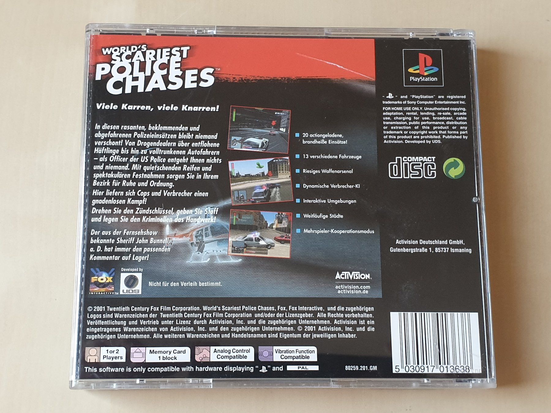 Sony Spiele: Worlds Scariest Police Chases – Gebraucht aus Stansstad von collectorsshop 1
