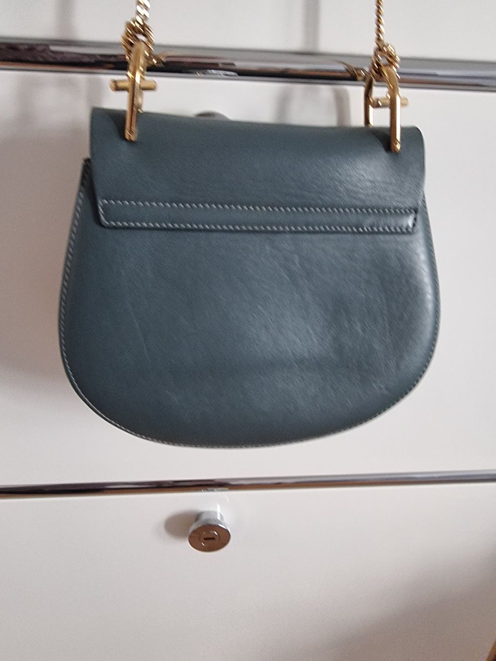 Chloé Borse da donna: Chloé - Drew Bag in Cloudy Blue – Usato da Zürich venduto da Nala2811 3