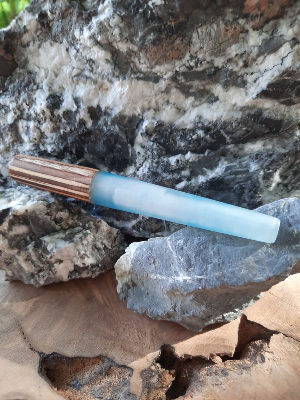 Altri Prodotti per fumatori: Dynavap Eukalyptusholz-Epoxy-Skyblue-(Mittelstück) – Nuovo e nell'imballaggio originale da Kloten venduto da Epoxygalaxy.ch 2