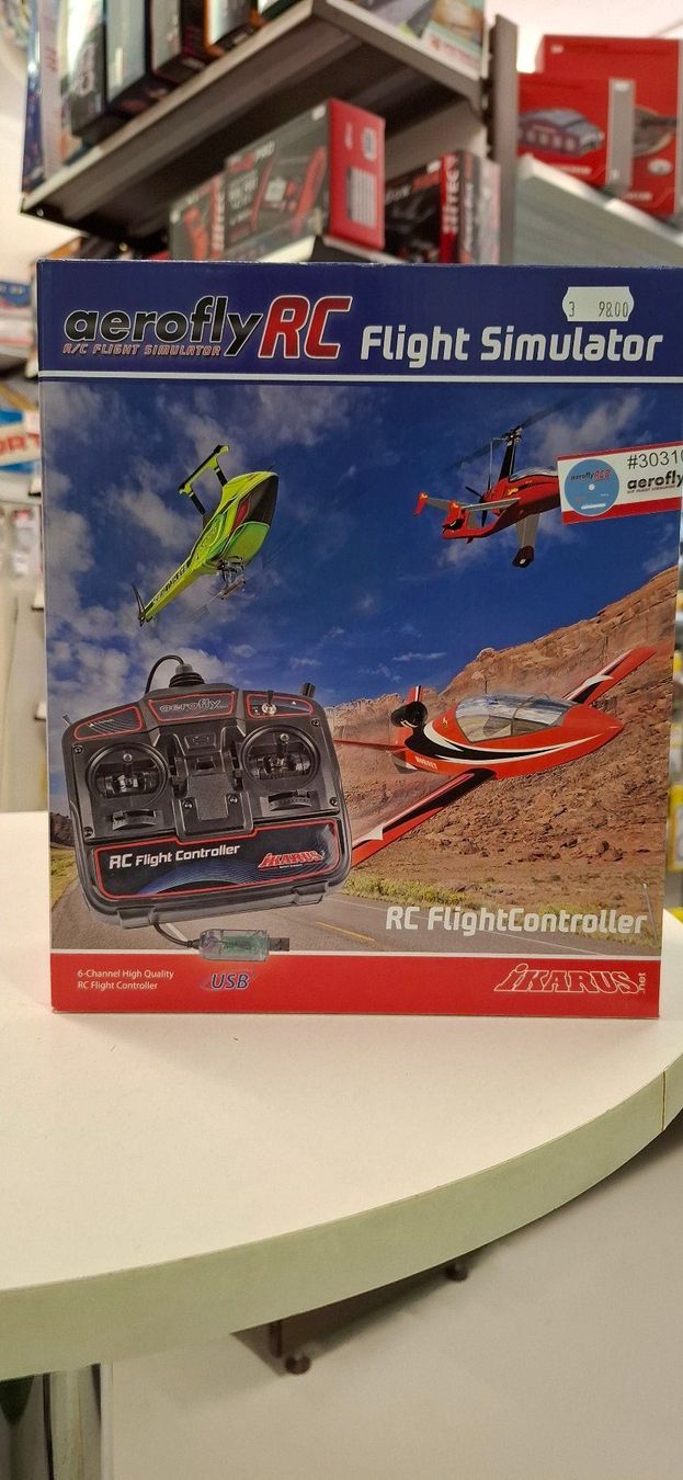Modellismo RC: Ikarus aerofly Flugsimulator Basis-Version DVD mit Steuerung – Nuovo e nell'imballaggio originale da Muttenz venduto da KEL_Modellbau_Senn