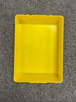 Auftragsbox Kunststoff gelb 179x233x47mm (BxLxH)