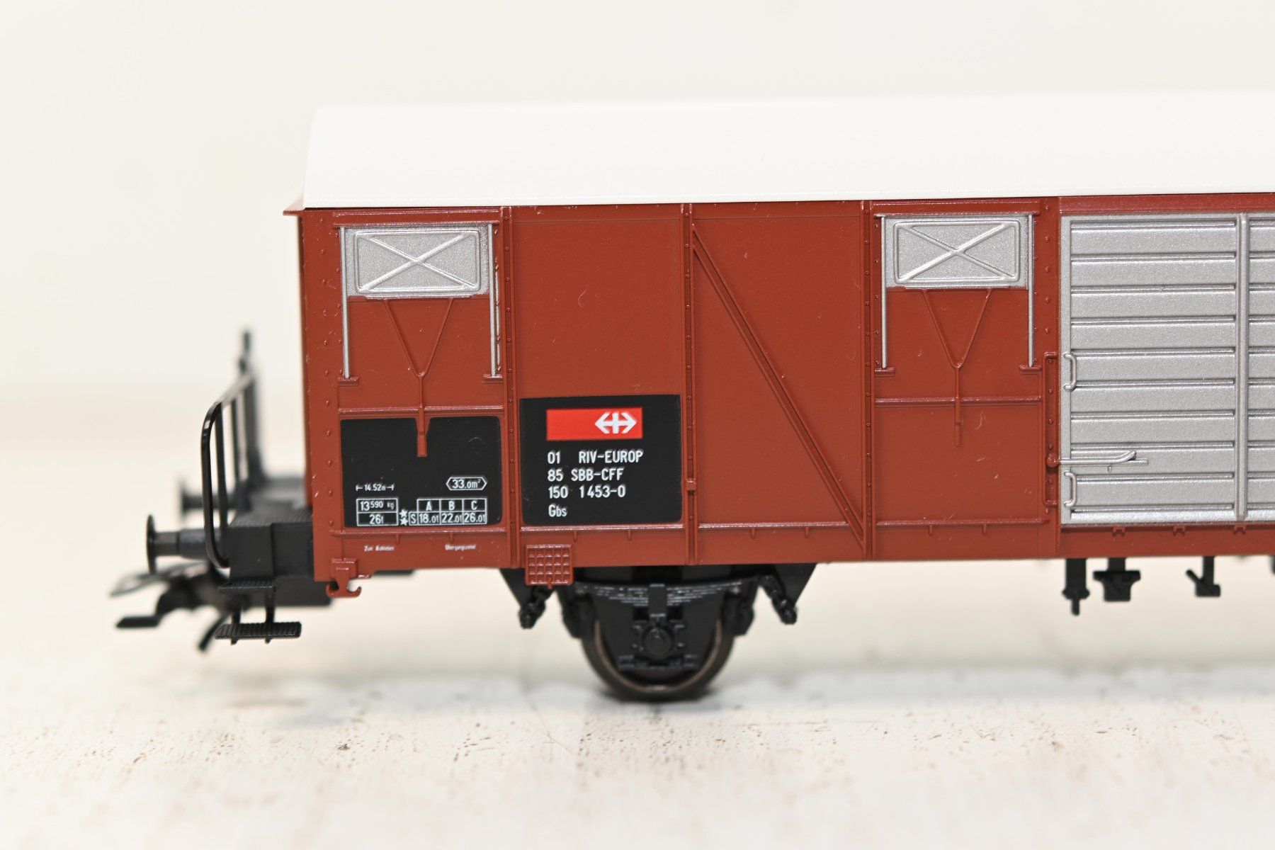 Märklin Modellini di ferrovie: SBB Gbs Märklin HO/AC mit OVP – Usato da Laupen ZH venduto da Zmoewe 1