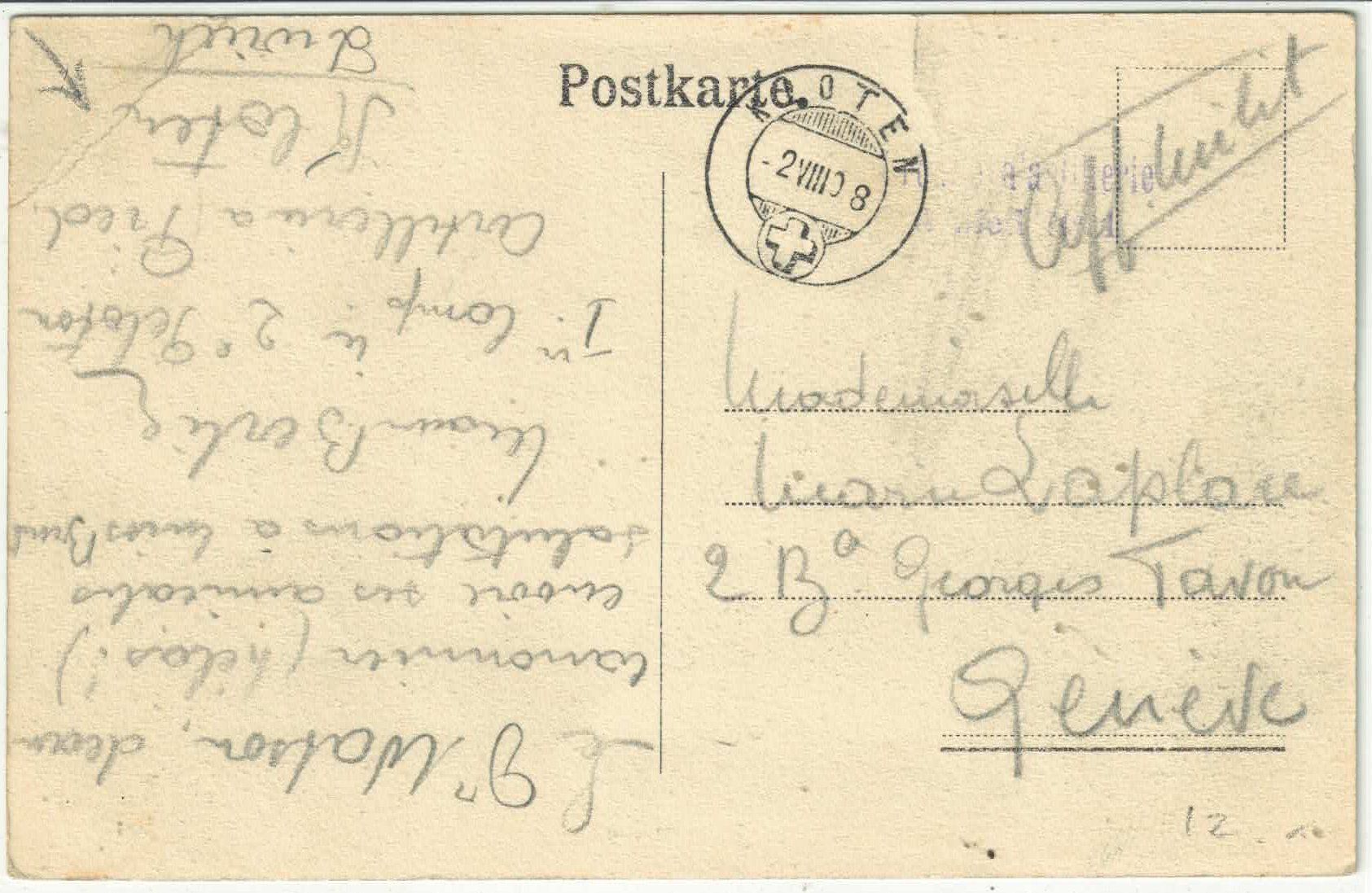 Cartoline postali: Kloten - Generalansicht 1908 – Difettoso da Ettingen venduto da Kartenplanet 1