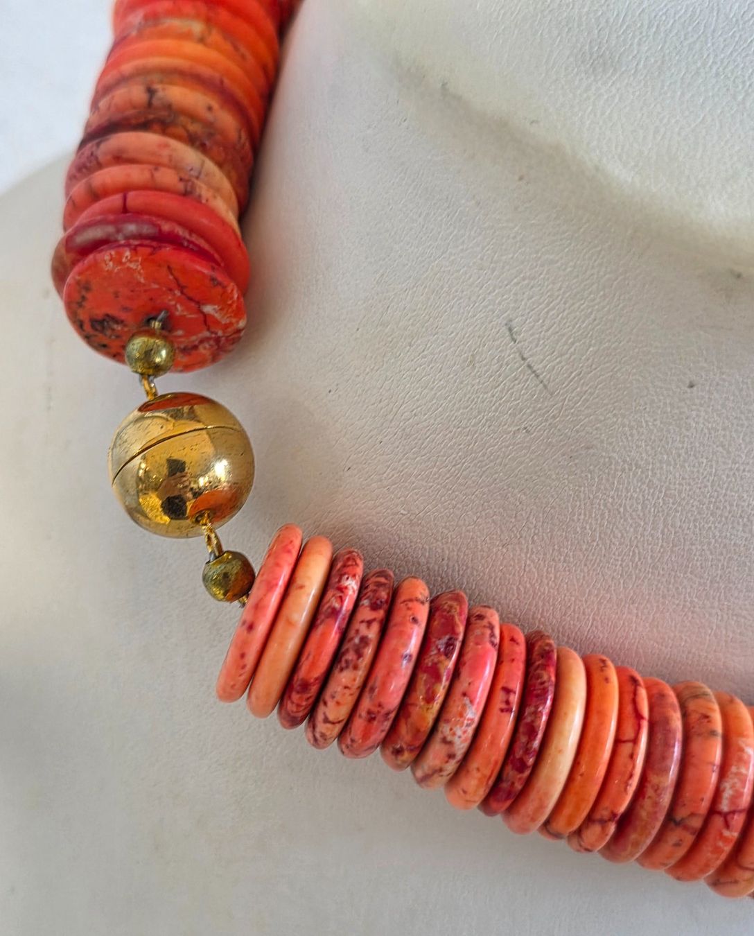 Catenine: Orange Korallen Kette – Nuovo (secondo la descrizione) da Zürich venduto da ben_mn5h 4
