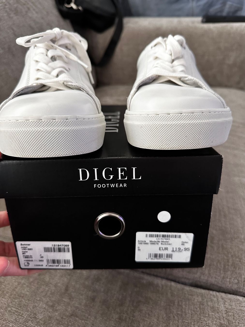 Scarpe da uomo: Sneaker, Gr. 46, von Digel, Modell Summer, weiss – Usato da Krauchthal venduto da swisscheese 5