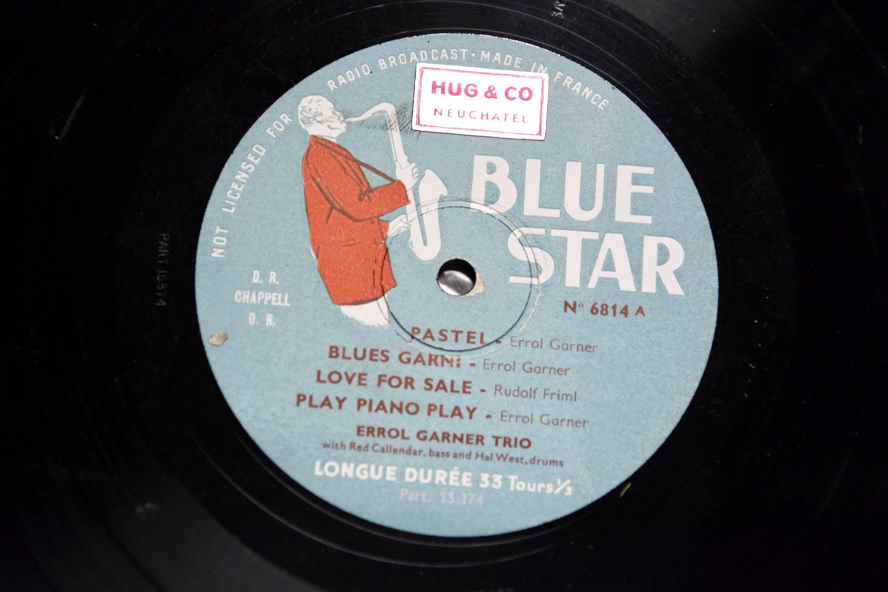 Dischi in vinile: Erroll Garner Trio - Erroll Garner and his Rhythm – Usato da Belmont-sur-Yverdon venduto da ag97 3