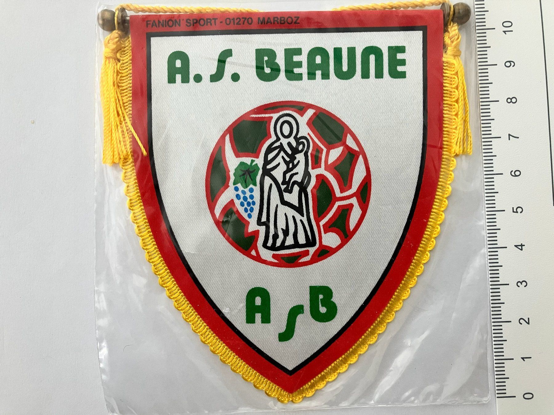 Toppe: Vintage Fanion/Wimpel    A.S.  BEAUNE – Nuovo e nell'imballaggio originale da Gland venduto da DLP63