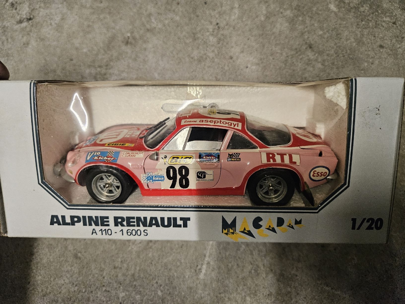 Alpine Modellini d'auto: Alpine Renault A110  1600 S Macadam Modellauto. – Nuovo (secondo la descrizione) da Dielsdorf venduto da toe51664