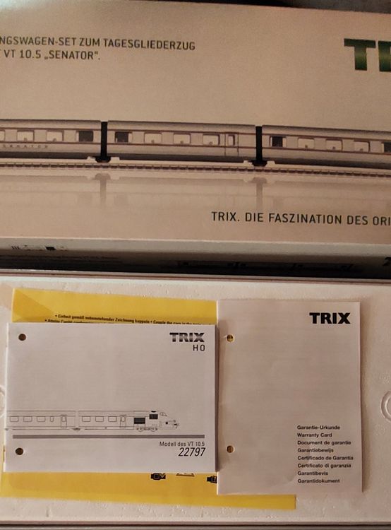 SELTEN TRIX H0 - VT 10.5 DB SENATOR SET - NEUW. OVP - H0 (Neu (gemäss ...