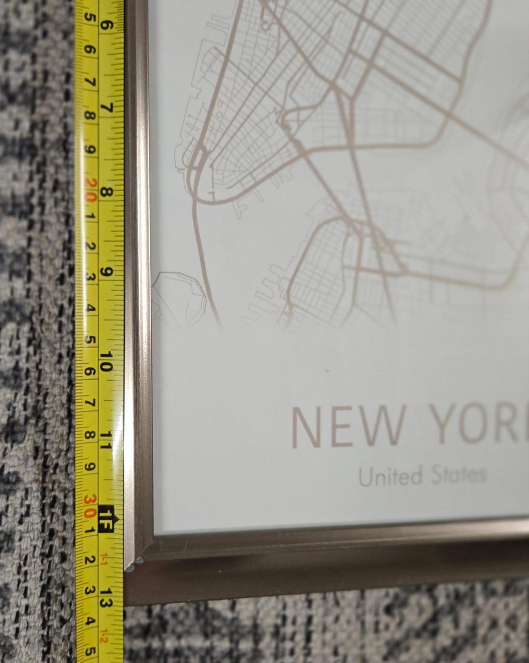 Foto & Immagini: New York Bild mit Rahmen, neuwertig, Geschenkidee! – Usato da Rheinsulz venduto da Dred 6
