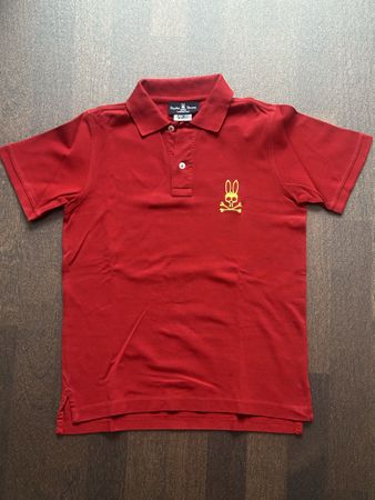 Psycho Bunny Polo Shirt Rot, Grösse L, Top!