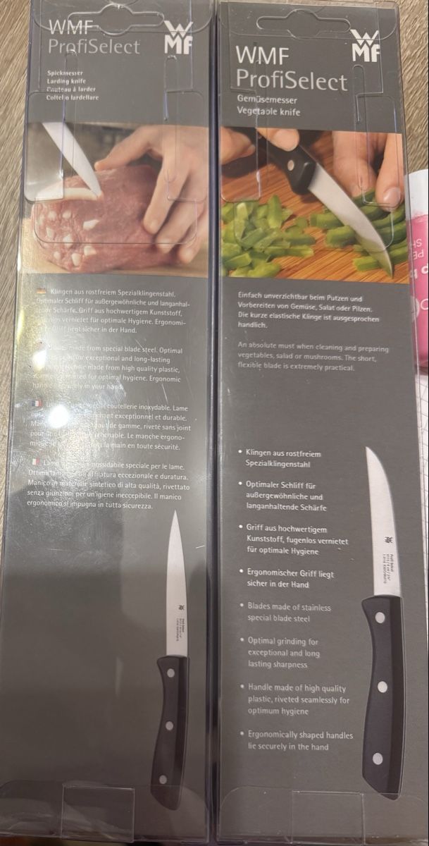 WMF Couteaux de cuisine: 2 WMF ProfiSelect Messer, Gemüsemesser und Spickmesser – Neuf avec emballage d'origine à Basel par maulwurf012 1
