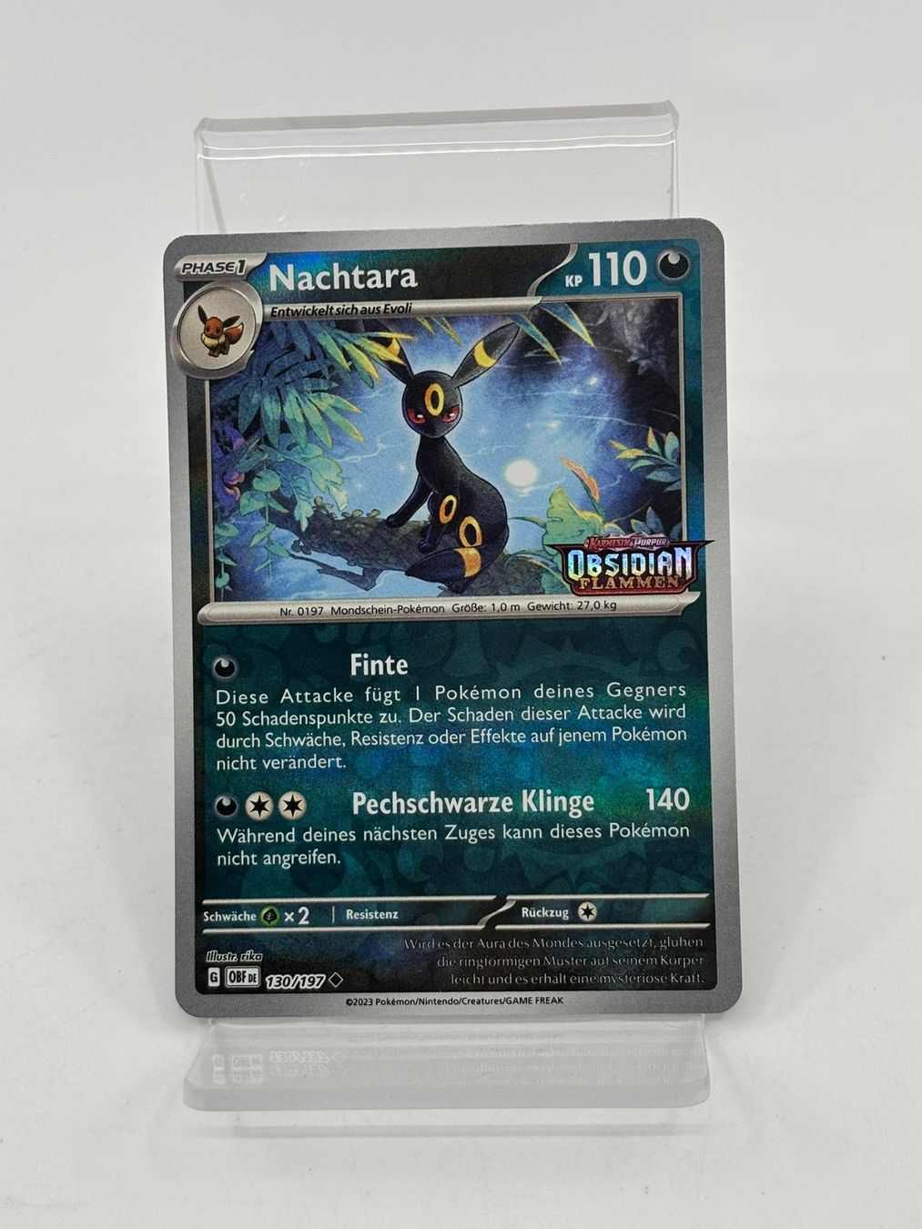 Pokémon Sammelbilder & Trading cards: Pokemon Nachtara 130/197 – Gebraucht aus Herisau von Pokemon2026
