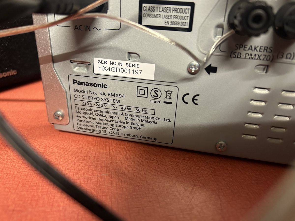 Panasonic Lettore multimediale & Streamer: Panasonic CD Stereo System SA-PMX94 m. FB & Lautsprecher – Usato da Lanzenhäusern venduto da vic63 6