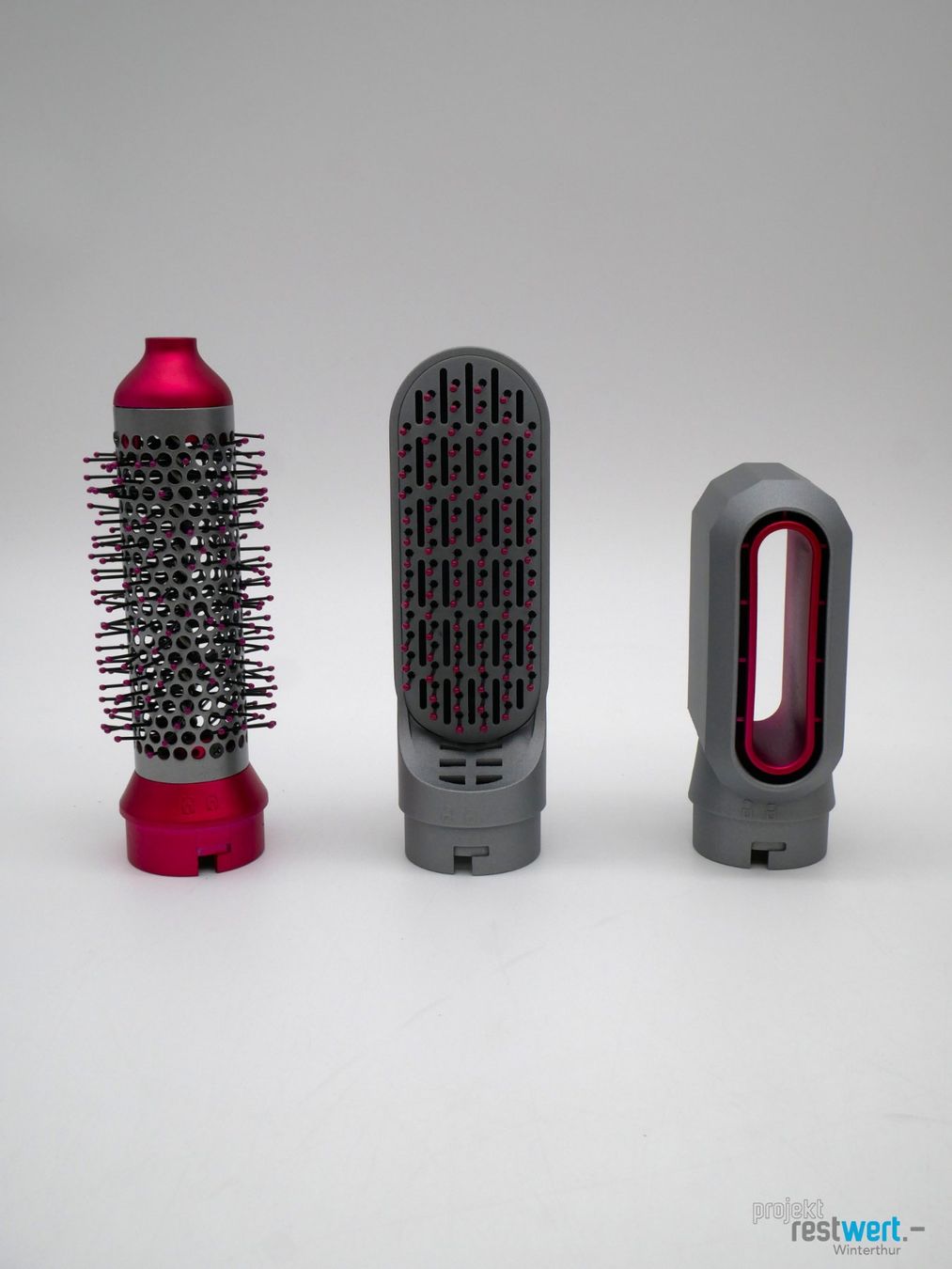 Haarpflegeprodukte: PROFICARE Warmluft-Lockenbürste, Grau-Pink – Neu (gemäss Beschreibung) aus Winterthur von Restwert_Winterthur 4
